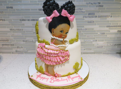 Afro Baby Cake