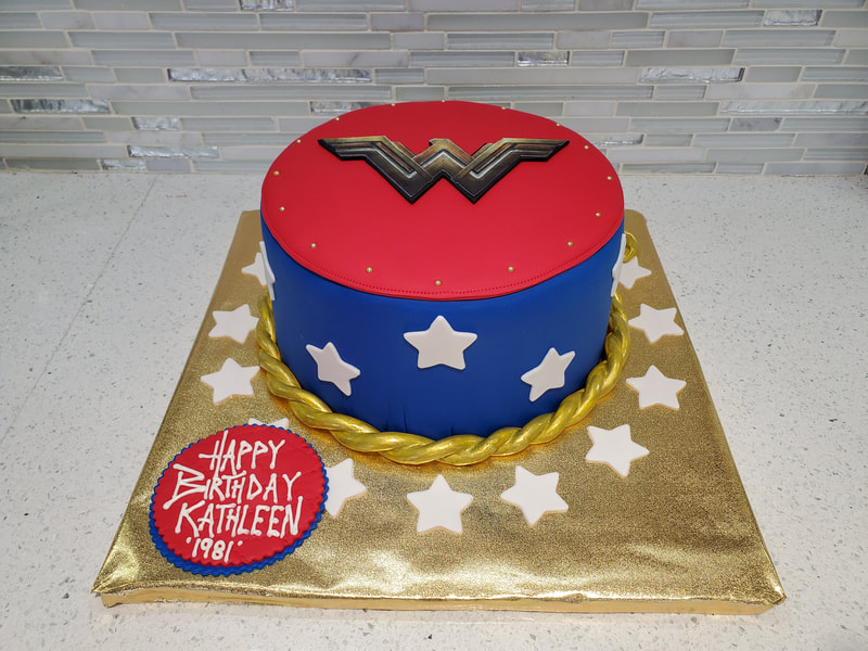 Wonder Woman Birthday Cake