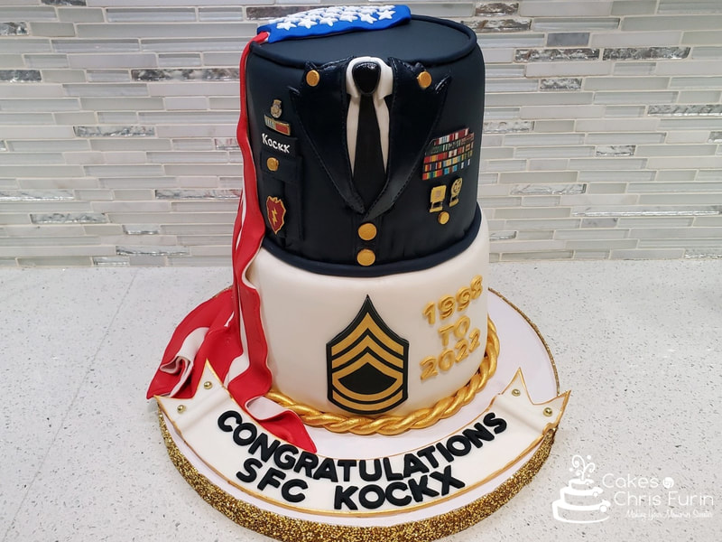 US Navy Promotion Cake