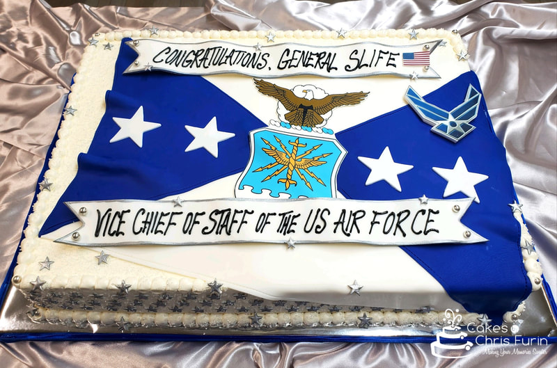 Air Force Promotion Cake