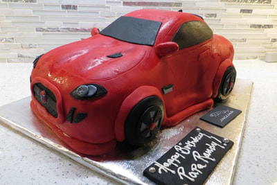 Jaguar Car Cake