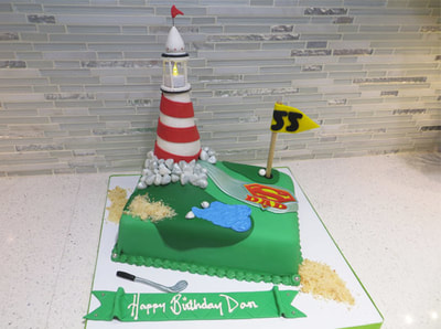 Light House Cake and Golf Cake