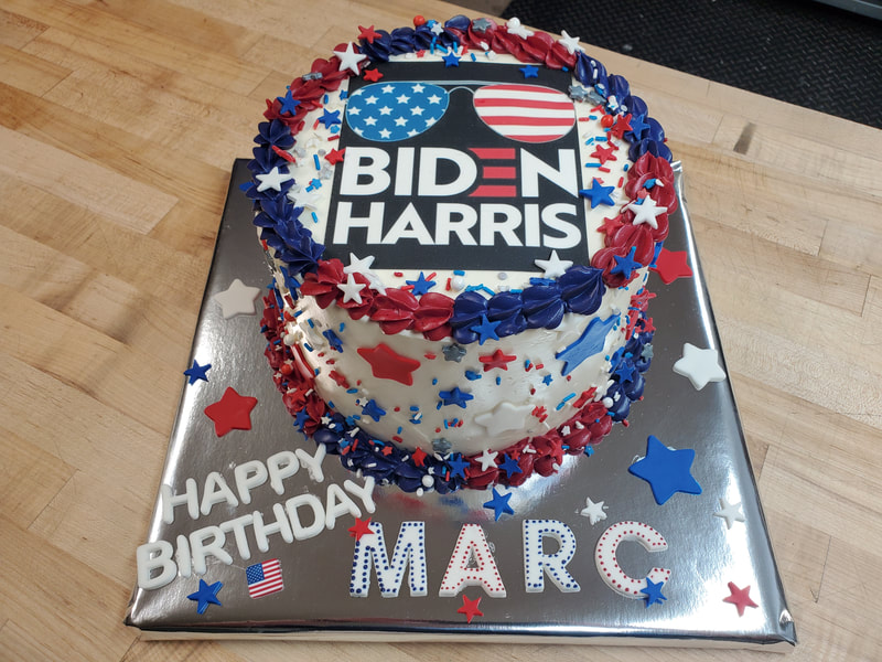 Biden Harris Birthday Cake