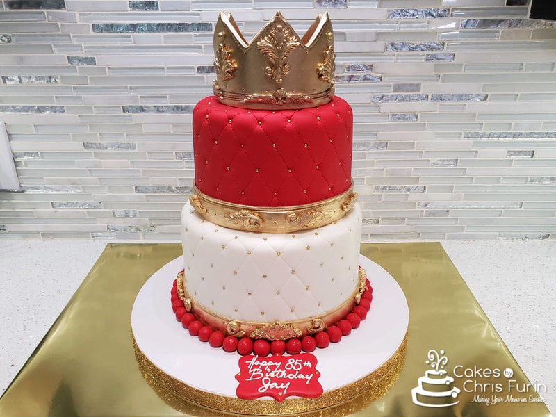 Royal King Birthday Cake
