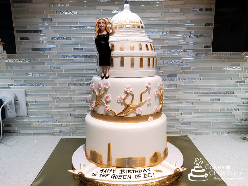 Queen of DC Birthday Cake