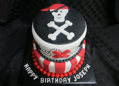 Skull & Crossbones Cake