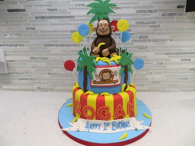 Monkey Birthday Cake