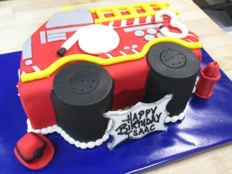 Fire House Birthday Cake