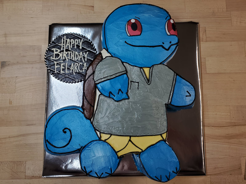 Squirtle Birthday Cake