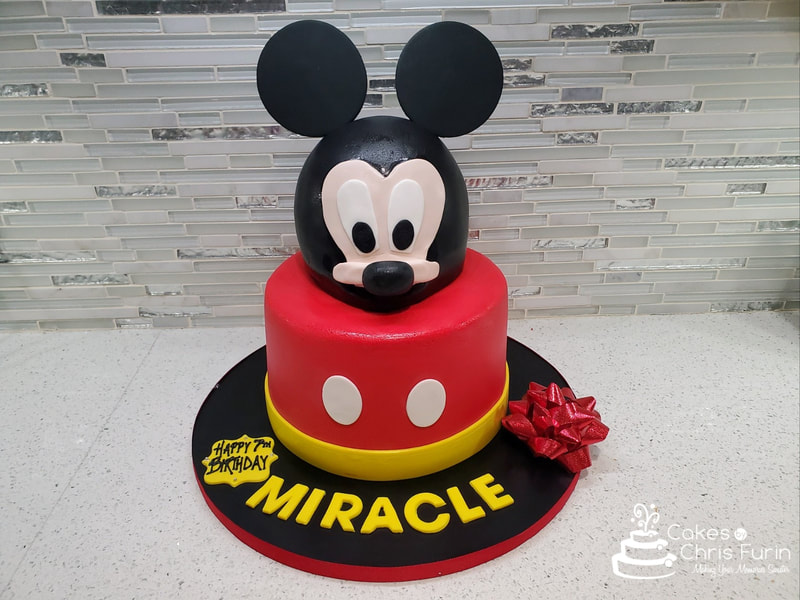 Mikey Mouse Birthday Cake