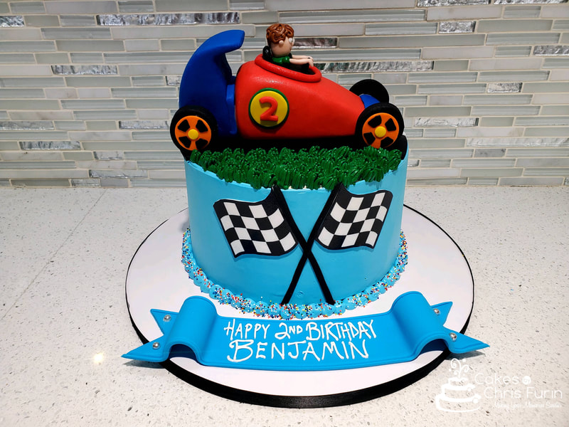 Racecar Birthday Cake