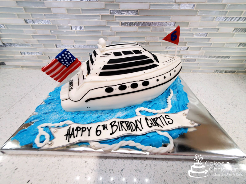 Yacht Birthday Cake