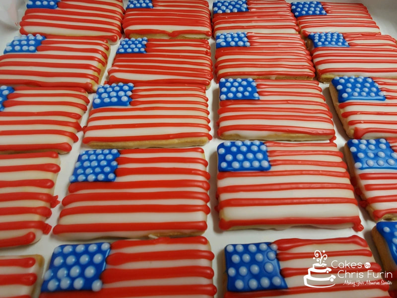 US Flag Cookies