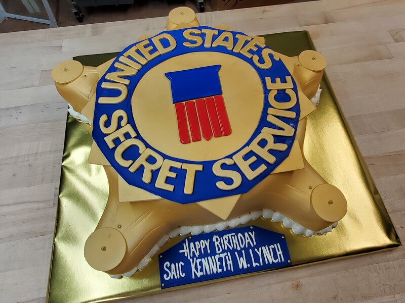 US Secret Service Birthday Cake