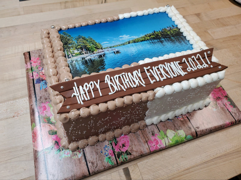 Corporate Happy Birthday Cake