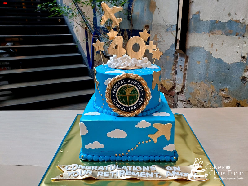 Federal Aviation Administration Retirement Cake
