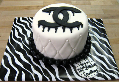Chanel Logo Birthday Cake