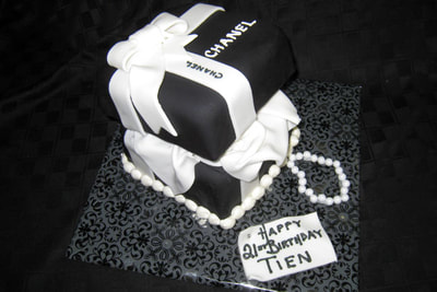 Chanel Box Birthday Cake