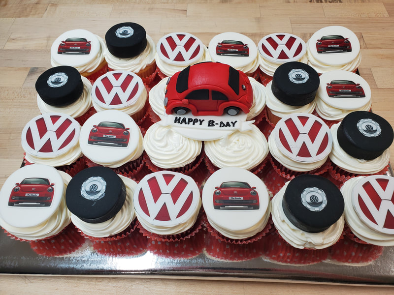 VW Beetle Cupcakes