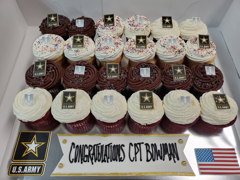 US Army Cupcakes