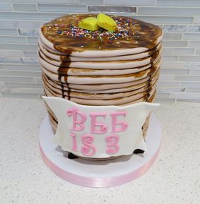 Pancake Birthday Cake