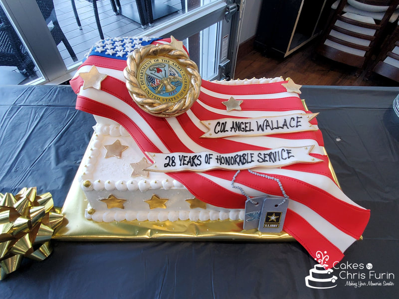 US Army Retirement Cake
