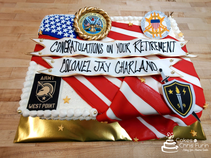 US Army Retirement Cake