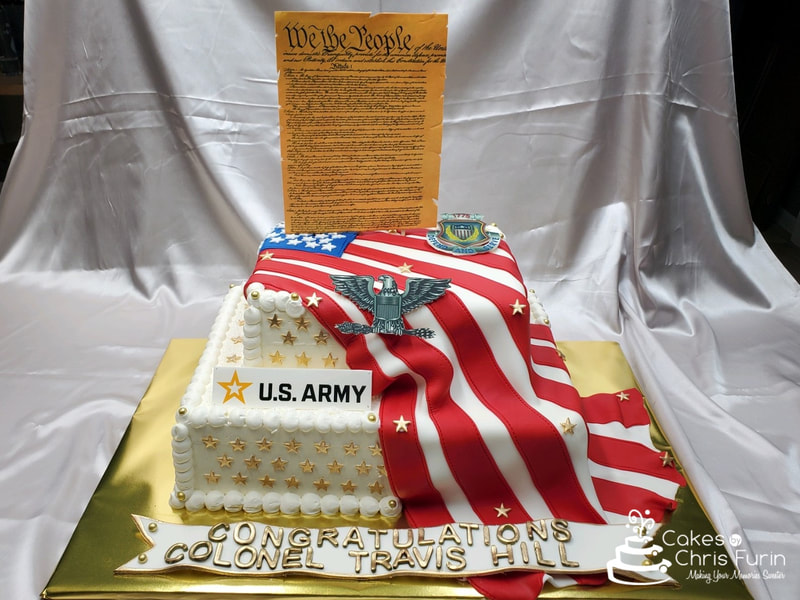 U.S. Army Promotion Cake