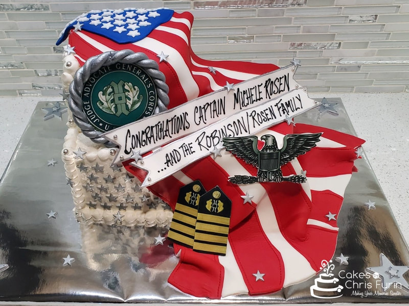 U.S. Military Celebration Cake