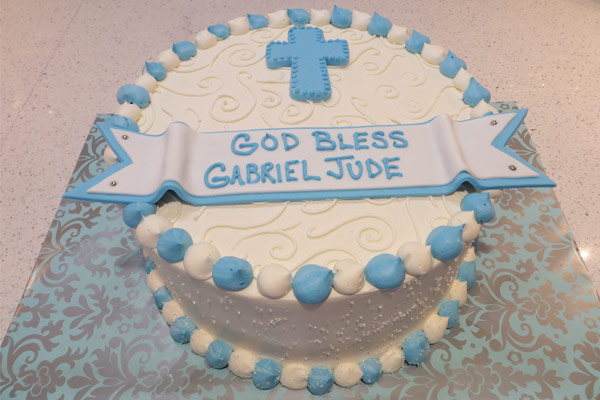 Baptism cake hi-res stock photography and images - Alamy