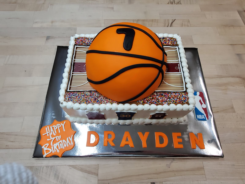 Basketball Birthday Cake