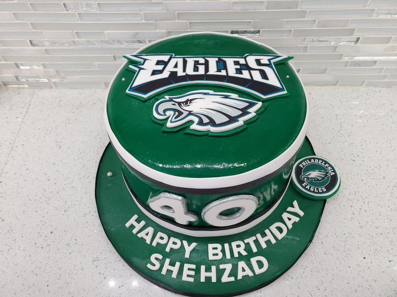 Philadelphia Eagles Birthday Cake