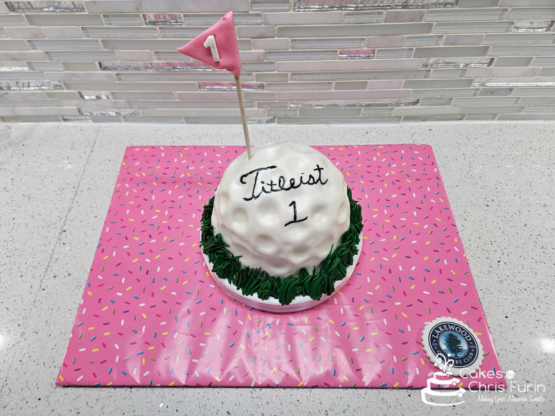 Titleist Ball Birthday Cake