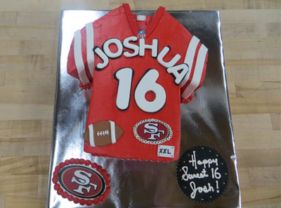 San Francisco 49ers Birthday Cake
