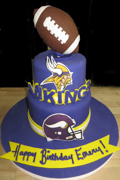 Vikings Birthday Cake
