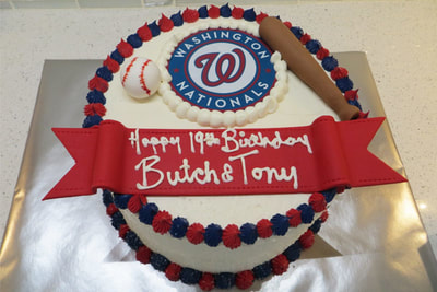 Washington Nationals Birthday Cake