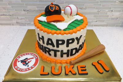 Baltimore Orioles Birthday Cake
