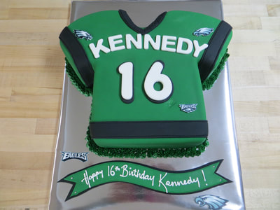Football Jersey Birthday Cake